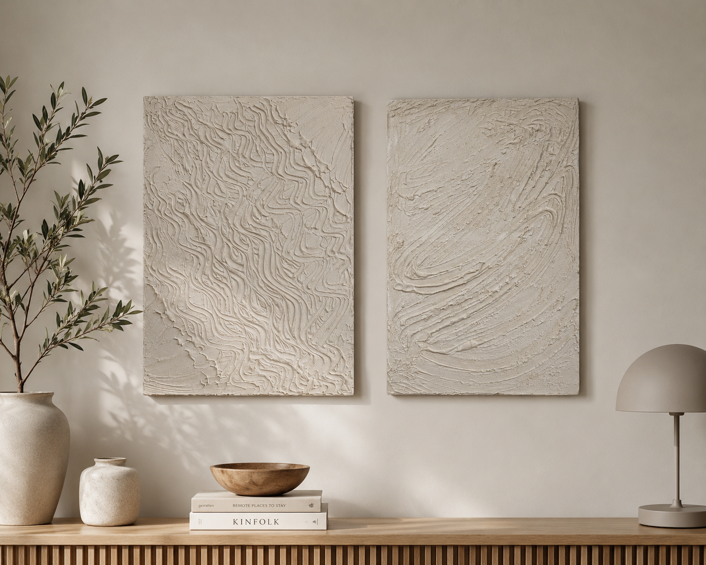 EL YAPIMI DOKULU TABLOMinimalist Texture Art Koleksiyonu 70x100 CM